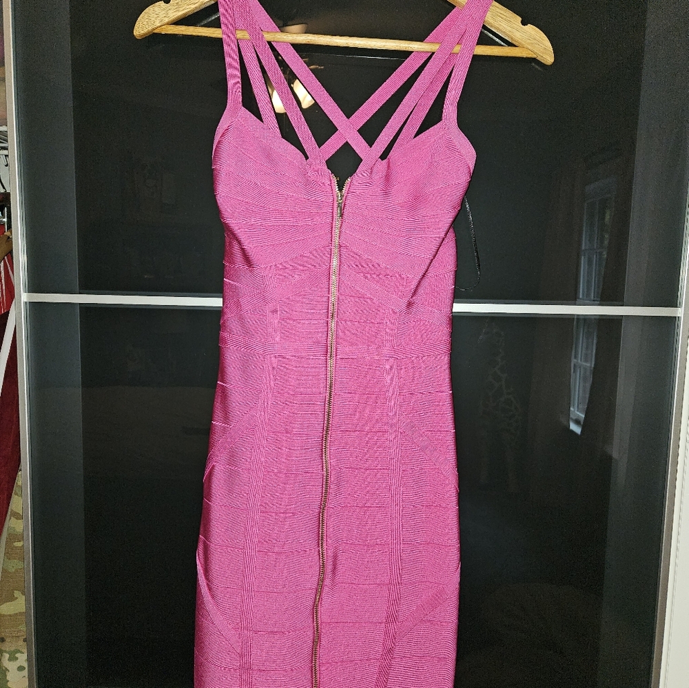 Pink minidress